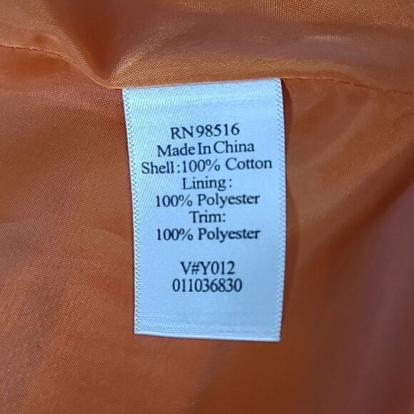 Coldwater Creek Aztec Southwestern Pattern Orange Jacket - Picture 7 of 9